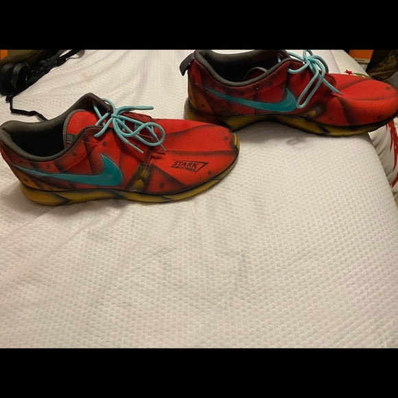 Nike Roshe Ironman Custom by Kickasso. Some small pint scuffs shown in pictures. - Picture 2 of 9